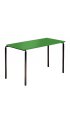 Contract Classroom Tables - Slide Stacking Rectangular Table with Matching ABS Thermoplastic Edge - view 3