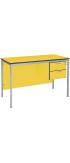 Fully Welded Teachers Desk With PU Edge - 2 Drawer Pedestal - view 2