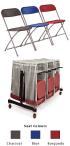 Titan 70 Flat Back Folding Chairs and Trolley Bundle - view 1