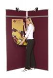 2-Panel Jumbo Display Stand - Aluminium Frame - view 1