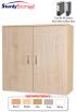 Sturdy Storage - 840mm High Wall Mounted Cupboard Unit - view 1