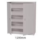 Sturdy Storage - Grey 1000mm Wide Premium Cupboard - view 2