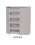 Sturdy Storage - Grey 1000mm Wide Premium Cupboard - view 2