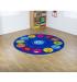 Emotions Interactive Circular Placement Carpet - 2m Diameter - view 2