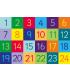 Rainbow 1-24 Numbers Carpet - 1.5m x 1m - view 5