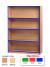 !!<<span style='font-size: 12px;'>>!!Standard Bookcase with Coloured Edge - 1250mm High!!<</span>>!! - view 1