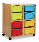 Storage Allsorts Unit with 8 Double Trays - view 1