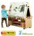 Double-sided 4 Station Easel with Tall Storage Trolley (Preschool) - view 1