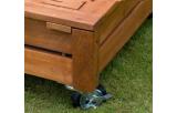 Outdoor Sandbox on Castors with 2 trays - view 3