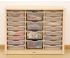 Elegant Tray Cabinet with 16 small & 4 large trays - view 2