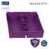 Gratnells SortED 10pc Large insert Plum Purple Antimicrobial Pack - view 1