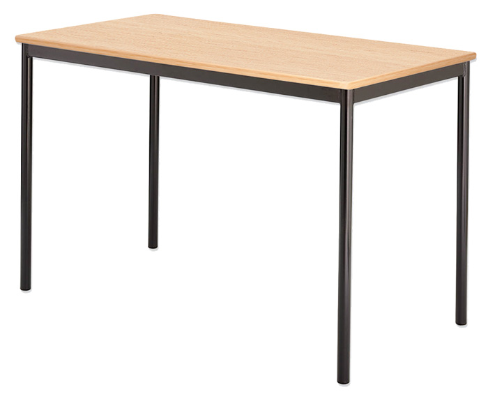 Contract Classroom Tables - Spiral Stacking Rectangular Table with Matching ABS Thermoplastic Edge