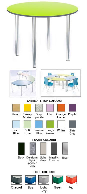 Circular Contemporary Meeting Room Table