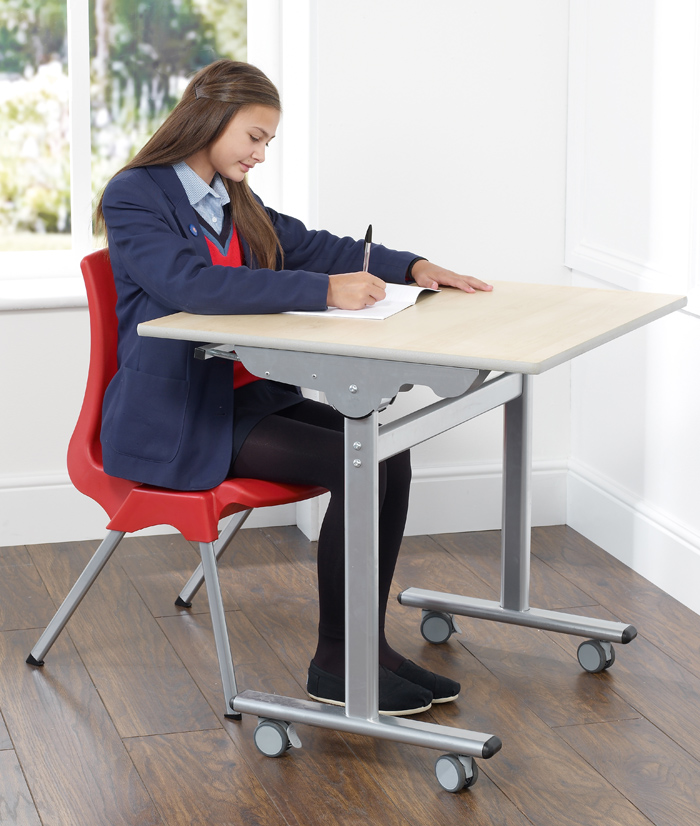 Rectangular Premium Tilt-Top Classroom Table 