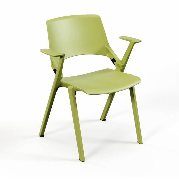 e4e Myke Stacking Chair with Armrests