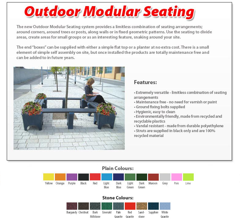 Outdoor Modular Seating