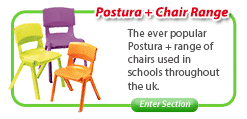 Postura Plus One Piece Classroom Chairs