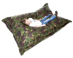 Giant Camouflage Beanbag 