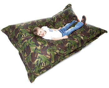 Giant Camouflage Beanbag 