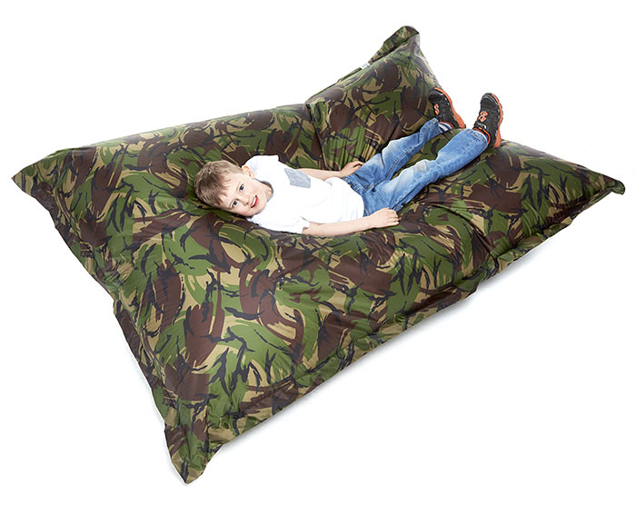 Giant Camouflage Beanbag 