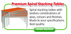 Premium Spiral Stacking Classroom Tables