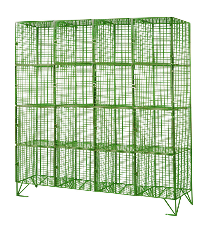 Primary Height Lockers - 16 Compartments Primary Height Lockers - 16 Compartments