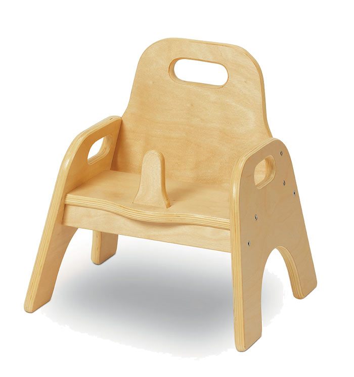Wooden Stacking Sturdy Chair with Pommel