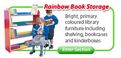 Rainbow Book Storage