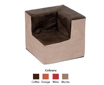 Suede Toddler Corner Chair