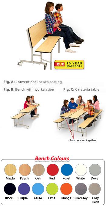 Spaceright Folding Convertible Bench Unit