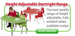 Startright Height Adjustable Classroom Tables