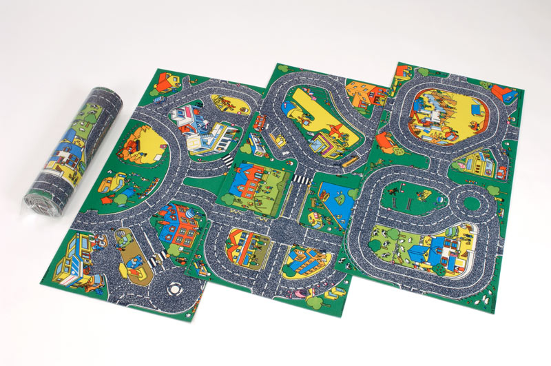 Set of 3 Roadway Playmats