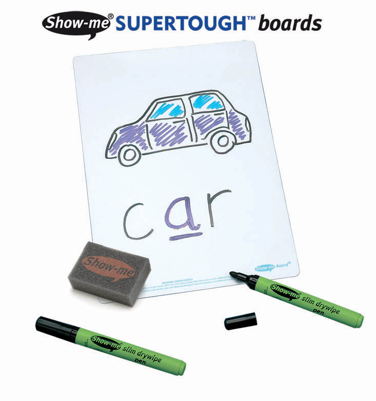 Show-Me SUPERTOUGH Plain Drywipe Boards