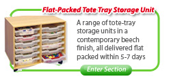 Mobile Tote Tray Storage Units 