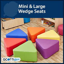 Acorn Mini and Large Wedge Seats