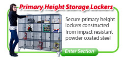 Primary Height Wire Mesh Lockers